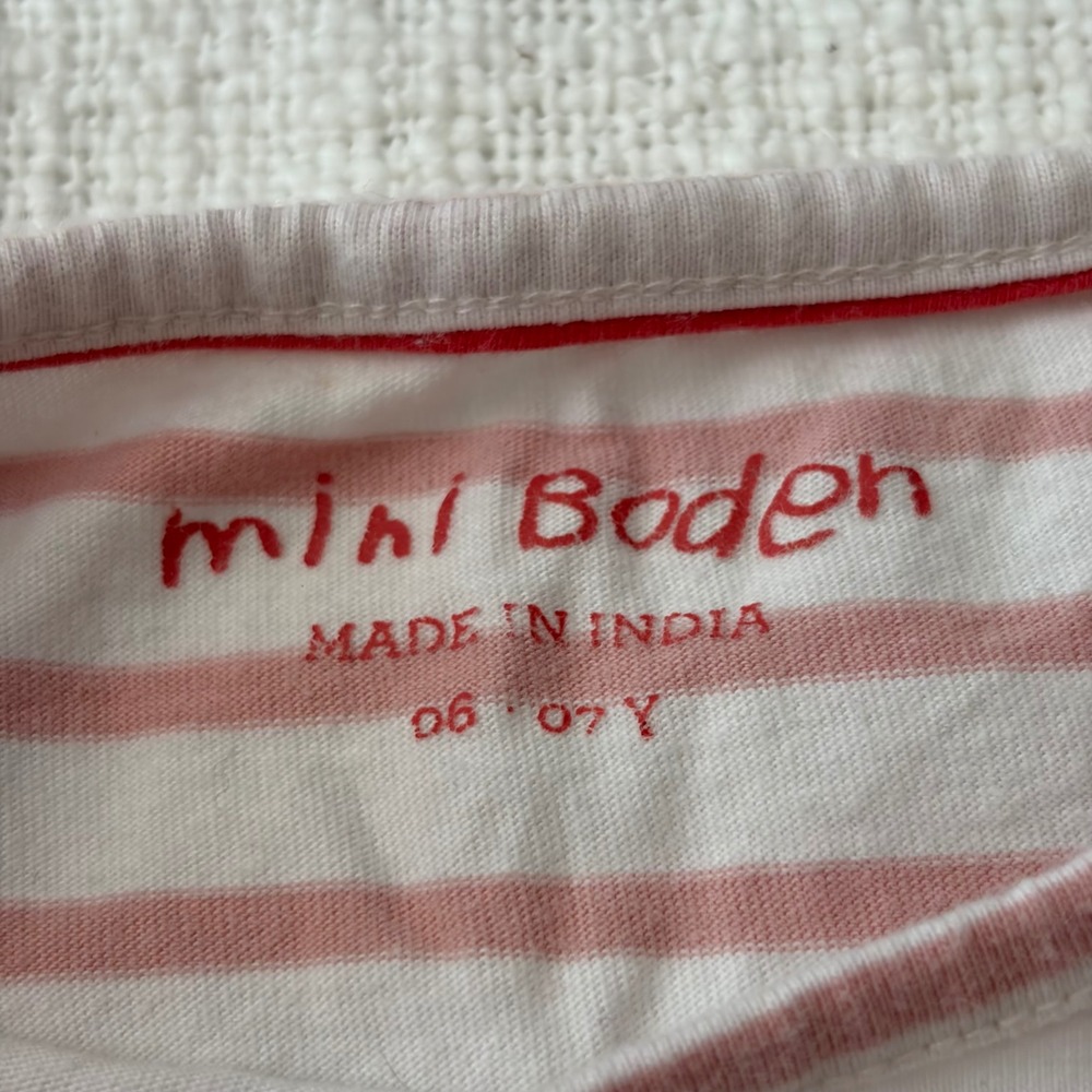 Mini Boden Girls Sequin Apple & Bird Applique T-Shirt Bundle Size 6-7Y 122cm - Picture 2 of 7